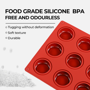 SILIKOLOVE Usine Molde de Silicona para Repostería con 15 Cavidades, Sin BPA, LFGB, Forma de Flor, para Pasteles - Product Image 3