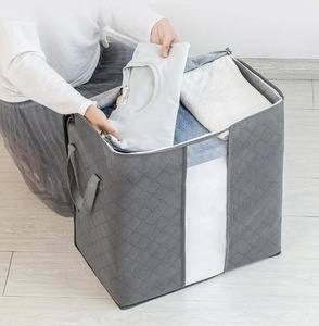 Home storage organization Non woven storage bags Clothes large quilts Under bed storage