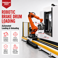 Station de travail robotisée intelligente pour tambours de frein avec chargement et déchargement automatiques pour usine d'usinage CNC