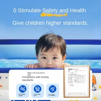 Kinder Umwelt freundliches PVC 3-Lagen-Schwimmbad Aufblasbar Super Large Household Mobile Intelligent Flash Charging