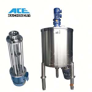 Mezclador de Alta Velocidad para Crema y Loción de 500L/1000L Personalizable con Tanques para Agua y Aceite - Product Image 2