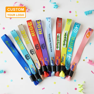 Moda özel olay festivali bilekliği müzik kumaş bileklik dokuma bilezik kişiselleştirilmiş logo ile özel bilekliği - Product Image 1