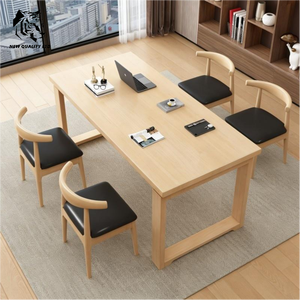 Table à manger rectangulaire en bois, nouvelle collection, meubles de maison tendance, prix le plus bas d'usine chinoise, sur mesure, en stock, expédition immédiate. - Product Image 1