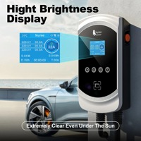 Pengisi Daya Mobil Listrik Feyree DLB Tipe 1 Wallbox 7kW, Kabel Pengisian Daya EV 5M, 1 Fasa dengan WiFi, Kartu RFID, Pengisi Daya EV Cepat