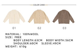 Custom <strong>Sleeveless</strong> Winter 100% Pure Wool Women's Sweater Double Side Reversible <strong>Ladies</strong> Wool Coat <strong>Cardigan</strong> - Product Image 4