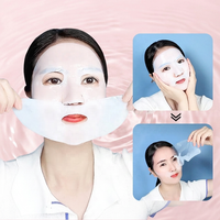 Marca Privada OEM, 5 Piezas de Láminas de Hidrogel de Retinol y Colágeno, Reafirmante Nocturno, Antiarrugas, Hidratante, Iluminador, Vitamina C, Vegano, ODM