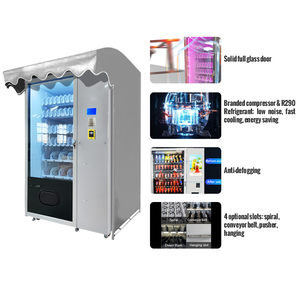 Cho Đức Bàn phím thuốc lá ngoài trời Snack uống Máy bán hàng tự động với tuổi xác minh - Product Image 3