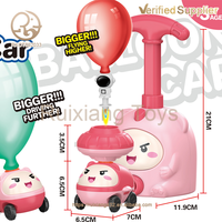 Voiture à pousser pour enfants en forme de cochon de dessin animé, jouet éducatif à inertie, lanceur aérodynamique, véhicule à pompe à air pour enfants, fourni par l'usine