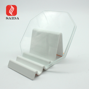 Panneau en verre trempé de 3mm pour le rectangle d'hexagone d'éclairage de LED pour le remplacement d'ombre en verre de lampe - Product Image 3