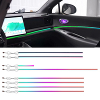 Kit d'éclairage d'ambiance de luxe pour voiture BYD SeaLion 06-EV/DMI, bande LED intérieure en fibre optique acrylique, vente directe usine