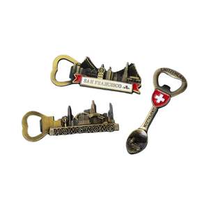 Custom Metal Strong <b>Magnet</b> <b>Fridge</b> Bottle Opener with Custom Shape-Quicksand Souvenir <b>Promotional</b> Gift - Product Image 4