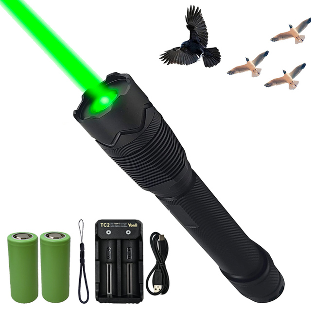 X-Laser X-45P-6 Handheld Portable Eco-Friendly Laser Bird Repeller Solid Aluminum Body Battery-Powered for Outdoor Farm Control