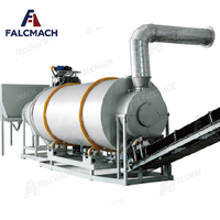 Séchoir à sable industriel à trois passages de petite taille, prix départ usine, capable de sécher le kaolin, les résidus, etc.