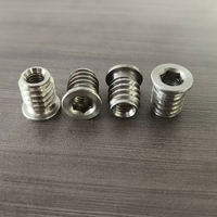 Metal Threaded Insert Nuts Hex Drive Fastener Components for Industrial Assembly