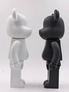 Decorazione domestica Bearbricks <span class=keywords><strong>Daft</strong></span> <span class=keywords><strong>punk</strong></span> 400% Bearbricks 28cm figura Bearbricks 1000% 70cm bianco e nero orso scultura in mattoni - Product Image 4