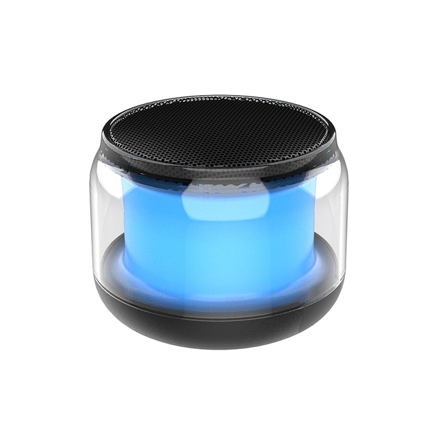 Beautiful Waterproof Speaker TWS Portable Mini Wireless Speakers with Colorful LED Light Blue Tooth Speaker