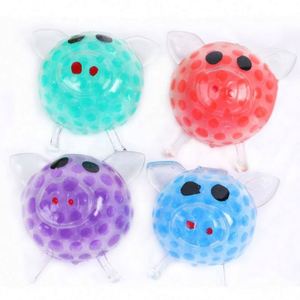 TOYSRUNNER ของเล่นบีบลูกปัดพินอคคิโอเพื่อการศึกษาสำหรับเด็ก 5-7 ปี 6x5.5 ซม. ยางนิ่ม PVC PU ลูกบอลตาข่ายบีบเล่นคลายเครียด - Product Image 1