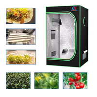 Tente de culture AC Infinity avec porte de type D, revêtement en aluminium à haute réflectivité et isolation thermique 600D