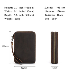 Vintage 12 Slots <b>Watch</b> Straps Carrying <b>Case</b> Bag Organizer Genuine Leather <b>Watch</b> Band Storage Box for Apple <b>Watch</b> Band Storage - Product Image 4
