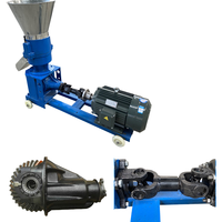Nouvelle machine à granulés multifonctionnelle en métal à matrice plate haute performance, capacité de production de 60-75 kg/h, contrôle facile, pour bétail, chèvres, poulets
