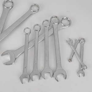 Combination Wrench Set Chrome Plated Double Open End and Box End Wrench Automotive Repair Manual Hardware <b>Tool</b> Kit Kan Chrome Pl - Product Image 5