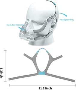 Bandeau de remplacement <span class=keywords><strong>pour</strong></span> <span class=keywords><strong>masque</strong></span> nasal <span class=keywords><strong>Resmed</strong></span> Airfit F20, unisexe, réglable, <span class=keywords><strong>pour</strong></span> l'<span class=keywords><strong>apnée</strong></span> <span class=keywords><strong>du</strong></span> <span class=keywords><strong>sommeil</strong></span> - Product Image 5