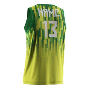 Uniforme Deportivo Sublimado OEM de Secado Rápido para Gimnasio y Voleibol, Uniforme Masculino, Camisetas de Voleibol Verdes para Hombre - Product Image 4