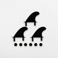 Ailerons de planche de surf de haute qualité 4 pouces 4,1 pouces 4,5 pouces, ailerons souples en nylon pour planches souples, ailerons souples en plastique pour le surf