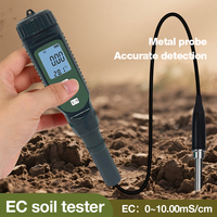 Testeur EC de sol à affichage numérique de haute précision Portable nouvel Instrument de mesure de conductivité du sol en gros