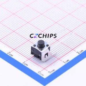 KAN0634-0951B/001 Tactile <b>Switch</b> Through hole <b>Switch</b> Single Pole Single Throw Round Button Right Angle Insert 7.4mm - Product Image 1