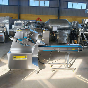 Machine industrielle de découpe de viande fraîche, type convoyeur, pour trancher la viande, le fromage et le <span class=keywords><strong>chorizo</strong></span>, destinée aux usines de transformation de porc, de bœuf et de poulet - Product Image 2