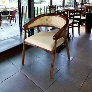 Silla de Comedor Multifuncional de Madera Natural Sólida al Mejor Precio para Hogar, Sala de Estar, Restaurante, Cafetería, Hotel, Cantina, Jardín - Product Image 1