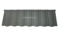 Panneaux de toiture en aluminium revêtus de pierre granitique concassée d'Afrique du Nord, tailles disponibles, toiture Mabati pour maison
