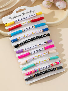 Hot Eras Tour <span class=keywords><strong>Swift</strong></span> pulsera encantos personalizar colorido Semilla de vidrio cuenta Heshi polímero arcilla cuenta <span class=keywords><strong>Taylor</strong></span> amistad pulseras - Product Image 6