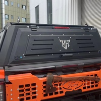 Capot de camionnette 4 portes à toit surélevé en acier au manganèse avec fenêtres anti-éclats, compatible avec Toyota Hilux Vigo Revo SR5