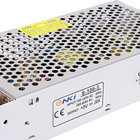Alimentation à découpage AC-DC 5V 20A 100W à 92% d'efficacité pour LED, sortie unique 110V/220V avec protections contre les surcharges et les courts-circuits