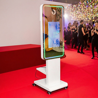 Miroir magique tactile 21,5 pouces pour photomaton, idéal pour les mariages et la location – Vente directe usine