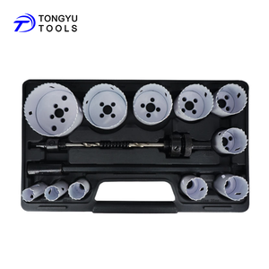 Set di 15 Seghe a Tazza Bimetalliche M42 e Barra di Prolunga per Albero, Kit Fresa a Corona per Elettricista Idraulico Metallo Legno - Product Image 2