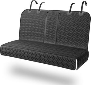 غطاء مقعد سيارة للكلاب من أكسفورد 600D قابل للغسل ومضاد للانزلاق وصديق للبيئة ومقاوم للخدش ومضاد للماء باللون الأسود - Product Image 1