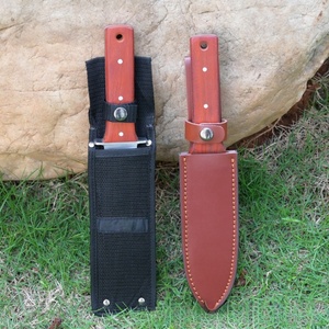 Couteau Spatule de Jardin Multifonctionnel en Acier Inoxydable OEM Personnalisable avec Étui Kydex, Manche en Bois, Clip de Ceinture Portable pour Camping et Bricolage - Product Image 4