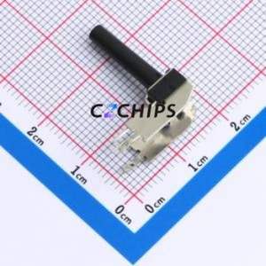 TC-6615K-19.0 Tactile Switch Through hole,6x6.1mm Switch Single Pole Single Throw Round Button 2.6N Right Angle Insert - Product Image 2