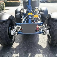Voiture électrique tout-terrain certifiée CE Leodoo avec vitesse maximale >80 km/h, éclairage LED, suspension quatre roues, autonomie 20-30 km, pour adultes