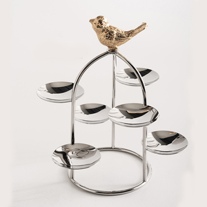 Soporte Redondo Creativo de Estilo Europeo para Pastel de Té de la Tarde, Soporte de Exhibición para Aperitivos, Soporte para Exhibición de Macarons para Hoteles - Product Image 5