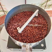 Machine à refroidir les grains de café en acier inoxydable 110V 220V avec tuyau de fumée pour torréfaction domestique 2KG