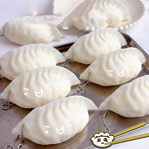 Juguete Blandito de Dumpling Súper Suave y Realista, Accesorio Portátil Divertido para Aliviar el Estrés para Niños y Adultos, Excelente Regalo para Amigos - Product Image 2