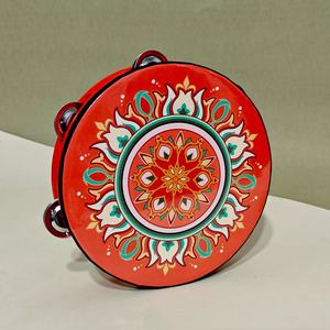 Pandero de mano para danza folclórica, presentaciones y práctica de enseñanza musical - Product Image 3