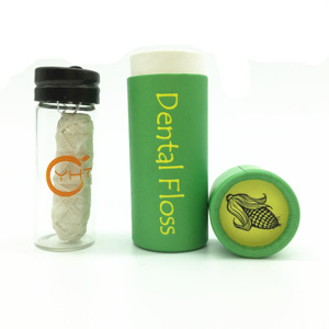 Hilo Dental Biodegradable de Maíz con Sabor a Menta, Función de Limpieza Dental y Botella de Vidrio con Logotipo Personalizado, Venta al Por Mayor - Product Image 2
