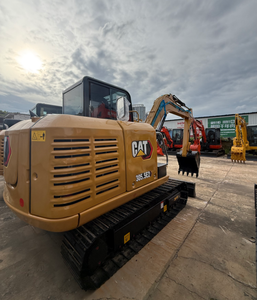 Excavatrice CAT 305.5E2 d'occasion, faible nombre d'heures de travail, certifiée CE EPA, pelle compacte de 5,5 tonnes, bon état, en stock - Product Image 4