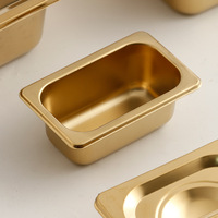 Plateau de stockage et de service pour hôtels et cuisines commerciales en acier inoxydable Gn Pan 1/2
