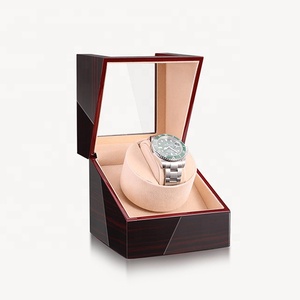 MINEESI Boîtier de remontoir de <span class=keywords><strong>montre</strong></span> automatique rotatif simple, personnalisé avec logo, finition brillante, OEM ODM, en bois, de <span class=keywords><strong>luxe</strong></span>, protecteur et durable - Product Image 4
